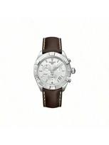 Tissot PR100 serijos kvarcinis mechanizmas, 100m atsparus vandeniui vyriškas laikrodis, Ceres modelis, baltas ciferblatas, nerūdijančio plieno korpusas, originalus T101.617.16.031.00 balta