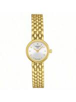 Tissot moteriškas laikrodis su kvarciniu mechanizmu, nerūdijančio plieno apyranke ir 30 metrų atsparumu vandeniui.. Modelis: T058.009.33.031.00 balta
