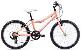 Dviratis – ROMET Jolene 20 KID 1–10/S (koralų-baltos spalvos), Rėmas 10"