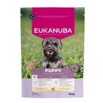 Eukanuba Life Care Puppy sausas maistas mažų veislių šuniukams su vištiena, S, 3 kg