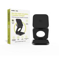 Mobile Origin 3 viename Qi2 25W itin plonas sulankstomas įkroviklis PW36 suderinamas su MagSafe matinė juoda