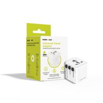 Mobile Origin Universalus kelioninis adapteris PW30 EU/UK/US/AUS, baltas