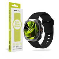 Mobile Origin Easy Strap silikoninis dirželis Galaxy Watch Ultra 47 mm, juodas