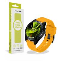 Mobile Origin lengvai keičiamas Quick Fit dirželis, skirtas Garmin ES1, 26 mm, geltonas