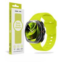 Mobile Origin Easy Strap silikoninis dirželis Galaxy Watch Ultra 47 mm, fluorescencinės geltonos spalvos