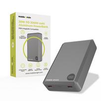 Mobile Origin 30 W PD 20000 mAh aliuminio išorinis akumuliatorius PB14, suderinamas su MagSafe