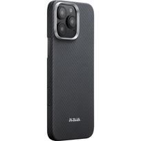 Pitaka itin plonas dėklas, juodas/pilkas (PitaTap) - iPhone 16 Pro