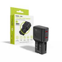 Įkroviklis Mobile Origin 45W Travel Adapter, EU/US/UK/AU PW26, black
