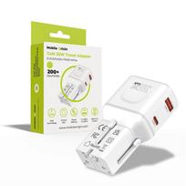 Įkroviklis Mobile Origin 35W Travel Adapter, EU/US/UK/AU PW25, white