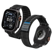 Spigen Fabric Band (hook-and-loop), black - Apple Watch 49mm/46mm/45mm/44mm