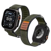 Spigen Fabric Band (hook-and-loop), green - Apple Watch 49mm/46mm/45mm/44mm
