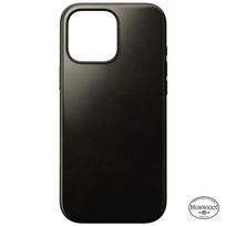 Nomad Modern Leather case, green chrome - iPhone 16 Pro Max