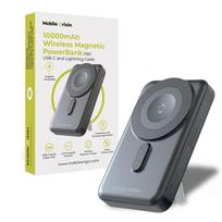 Mobile Origin Wireless Magnetic PowerBank 10000mAh, USB-C and Lightning Cable PB11