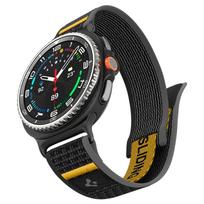 Spigen Athlex Air aktyvus dirželis, juodas - Samsung Galaxy Watch 8 46 mm/44 mm/40 mm