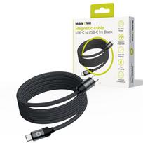 Mobile Origin Magnetinis patentuotas originalus USB-C į USB-C kabelis, 1 m, juodas