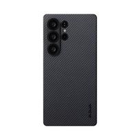 Pitaka Ultra-Slim Case, Black/Grey Twill - Sansung Galaxy S25 Ultra
