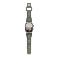 UAG Monarch Strap, olive/titanium - Apple Watch 49mm/46mm/45mm/44mm/42mm