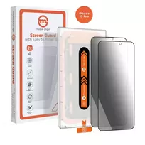 Apsauginis stiklas Mobile Origin Privacy Screen Guard iPhone 15 Pro with easy applicator, 2 pack