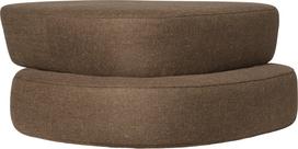 Ferm Living Pufas Plyo Ottoman 37 x 93 cm, tamsiai rudos spalvos