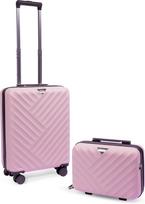 Feru Malibu 55 cm Suitcase And Small Bag, Purple