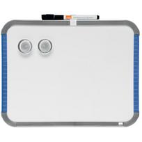 Magnetinė lentelė rašymui NOBO SLIM 22 x 28 cm, pilkai mėlynu plastikiniu rėmu