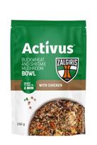 Grikiai ACTIVUS&ŽALGIRIS su vištiena ir šitakių grybais, maišelyje,250g