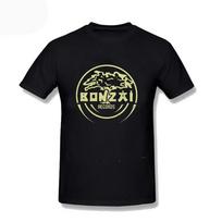 2025 naujas modelis Naujas Mados Laisvas Drabužis Dydis Plius Bonzai Records Megztinis Apvalia Kaklo Linija Vyriškas Medvilninis Trumpomis Rankovėmis T-shirt MEDVILNĖ Trumpas S