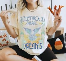 Fleetwood Mac Grafinis Marškinėlis Muzikinis Marškinėlis Roko Grupės Marškinėlis Retro Muzikinis Marškinėlis Roko Muzikos Mėgėjo Marškinėlis Vintage Grupės Marškinėliai Marškinėlis S
