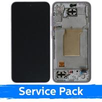 Ekranas skirtas Samsung A356 A35 5G su rėmeliu / Lilac / (Service Pack)