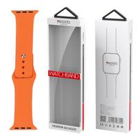 YESIDO WB44 silikoninis dirželis Apple Watch S 38/40/41 mm (97+110 mm) Nr.10, oranžinis
