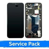 LCD ekranas suderinamas su Xiaomi 15T Pro 5G su rėmeliu / juodas / (Service Pack)