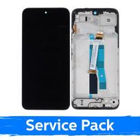 LCD Ekranas suderinamas su Xiaomi Redmi 15 4G / Poco M7 4G (ES versija) Juodas su rėmu (Service Pack)