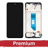 LCD ekranas Xiaomi Redmi Note 14 4G (ES versija) su rėmeliu / Midnight Black / OEM
