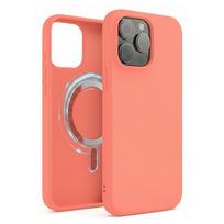 Telefono dėklas „TM MagSafe Silicone“ skirtas iPhone 16 Pro / Tangerine /