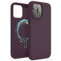 Telefono dėklas „TM MagSafe Silicone“ skirtas iPhone 16 Pro / Plum /