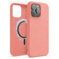 Telefono dėklas „TM MagSafe Silicone“ skirtas iPhone 15 / Guava /