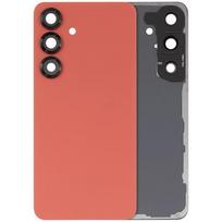 Galinis dangtelis suderinamas su Samsung S931 S25 / Coral Red / (su kameros objektyvu) OEM