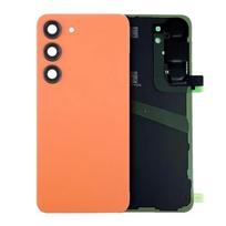 Galinis dangtelis suderinamas su Samsung S921 S24 / Sandstone Orange / (su kameros objektyvu) OEM