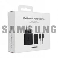 Įkroviklis Samsung EP-T5020XB juodas 50W (su pakuote) + Type-C laidas / 100% Originalus /