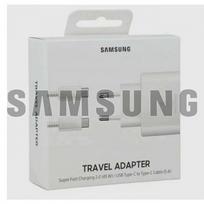 Įkroviklis Samsung EP-TA845 baltas 45W (su pakuote) + Type-C 180cm laidas / 100% Originalus /