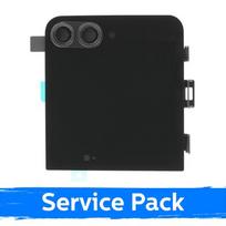 LCD ekranas Samsung F766 Z Flip7 (IŠORINIS) su rėmeliu / Jet Black / (Service Pack)