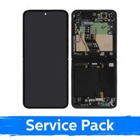 LCD ekranas Samsung F761 Z Flip7 FE (VIDINIS) juodas (Service Pack) (NF versija)