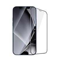 Grūdintas stiklas su metaliniu rėmeliu iPhone 12 / 12 Pro 6.1'', juodas rėmelis