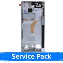 Vidurinis rėmas Samsung S908 S22 Ultra / Phantom White / (Service Pack)