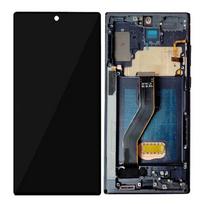 LCD ekranas suderinamas su Samsung N975 Note 10 Plus su rėmeliu / Aura Black / HQ