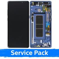 LCD ekranas suderinamas su Samsung N950 Note 8 su rėmeliu / mėlynas / (Service Pack)