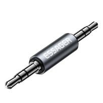 Adapteris Essager AuX, pilkas (kištukinė AUX–kištukinė AUX)