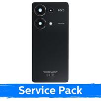Galinis dangtelis, suderinamas su Xiaomi Poco M6 Pro 4G / juodas / (Service Pack)