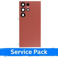 Galinis dangtelis, suderinamas su Samsung S918 S23 Ultra / raudonas / (Service Pack)