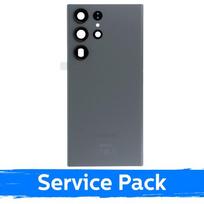 Galinis dangtelis, suderinamas su Samsung S918 S23 Ultra / grafito / (Service Pack)